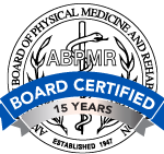 ABPMR Board Certified 15 Years Badge